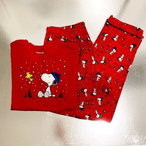 Pajamagram Snoopy & Woodstock Men’s Pajama Set
